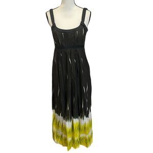 Calvin Klein Size 10 Abstract Print Maxi Dress